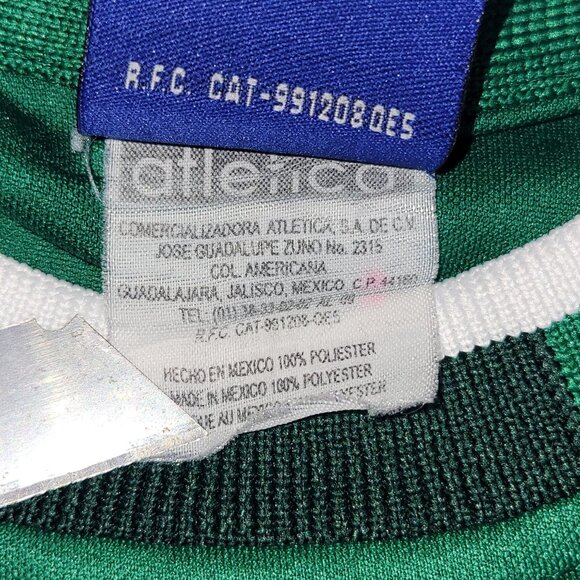 Marquez Mexico Atletica 2002 WORLD CUP Soccer Home Jersey Shirt XL - Picture 6 of 7
